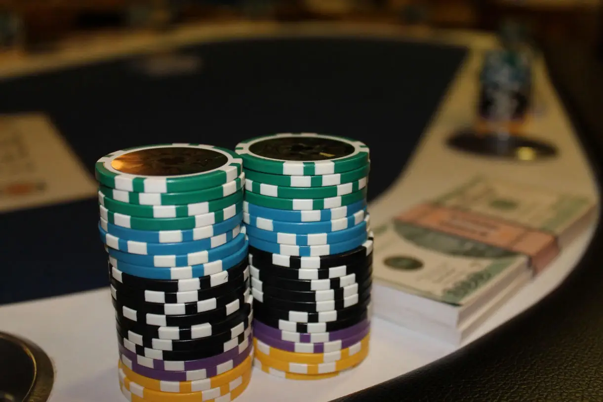 Casino floor and gaming tables