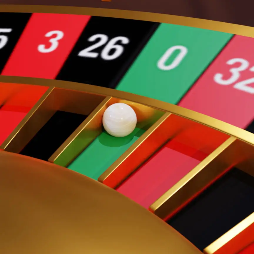 Elegant casino interior and gaming floor